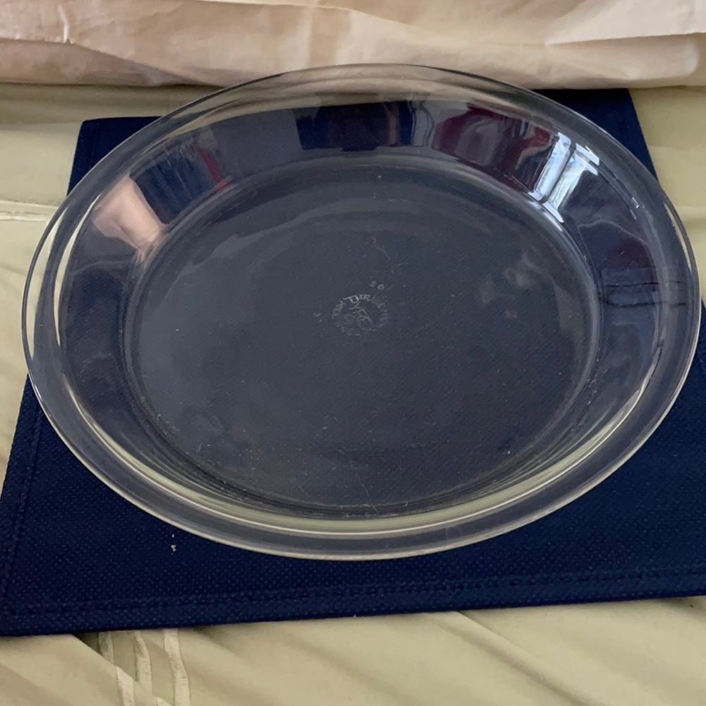Pyrex 9-inch Clear Glass Pie Plate